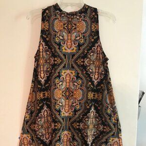 Tiana B. A-Line Paisley Dress